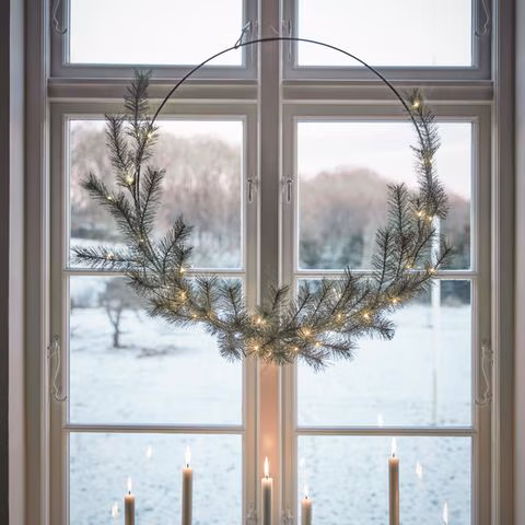 Metallring weihnachtlich dekorieren: 13 Ideen für jeden Stil